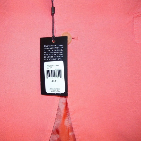 Ralph Lauren Black Label Anthony Sports Coat Laguna Red - Picture 3 of 3